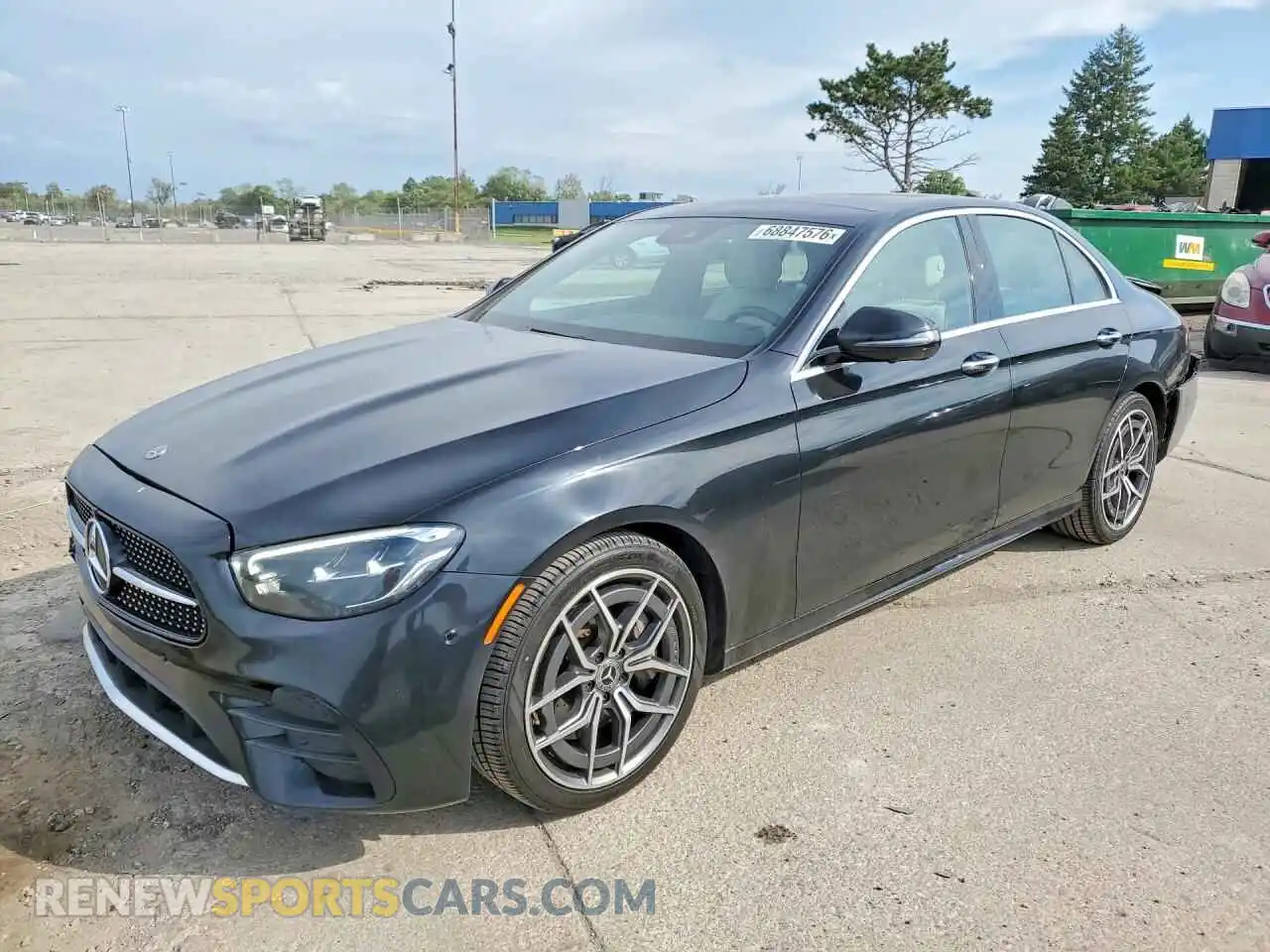 1 Photograph of a damaged car W1KZF8EB8MA904599 MERCEDES-BENZ E-CLASS 2021