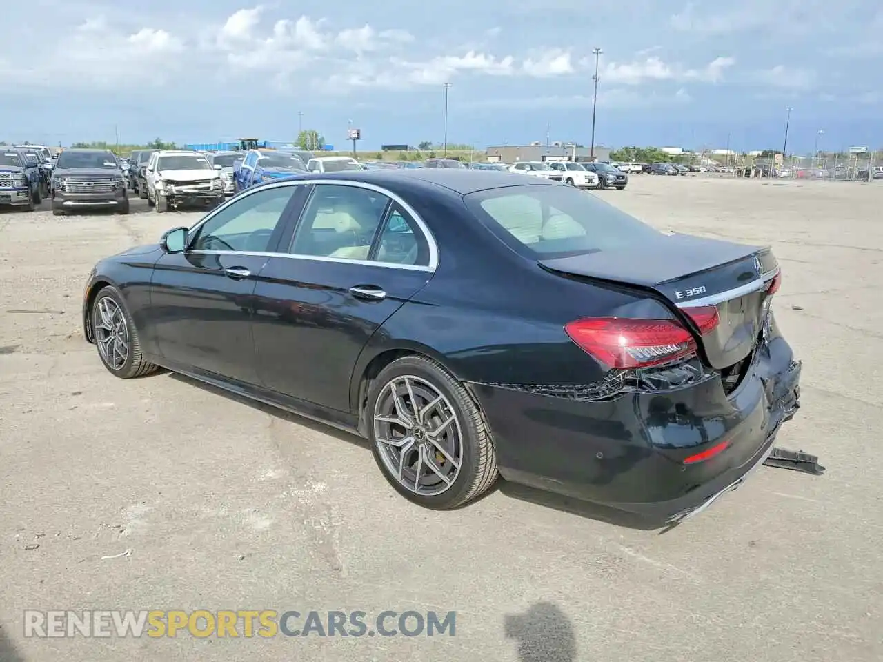 2 Photograph of a damaged car W1KZF8EB8MA904599 MERCEDES-BENZ E-CLASS 2021