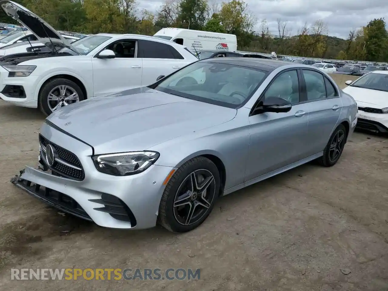1 Photograph of a damaged car W1KZF8EBXMA955926 MERCEDES-BENZ E-CLASS 2021