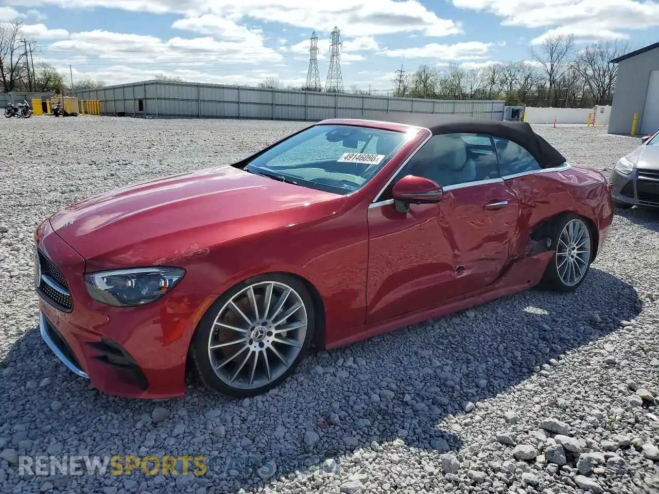 1 Фотография поврежденного автомобиля W1K1K5KB1NF180139 MERCEDES-BENZ E-CLASS 2022