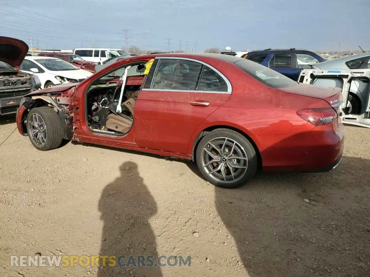 2 Photograph of a damaged car W1KZF5KB6NB010485 MERCEDES-BENZ E-CLASS 2022