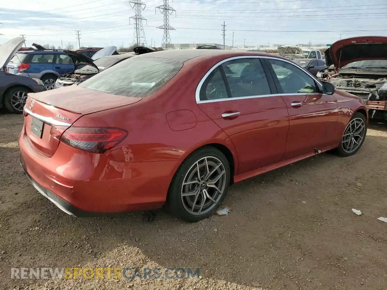 3 Photograph of a damaged car W1KZF5KB6NB010485 MERCEDES-BENZ E-CLASS 2022