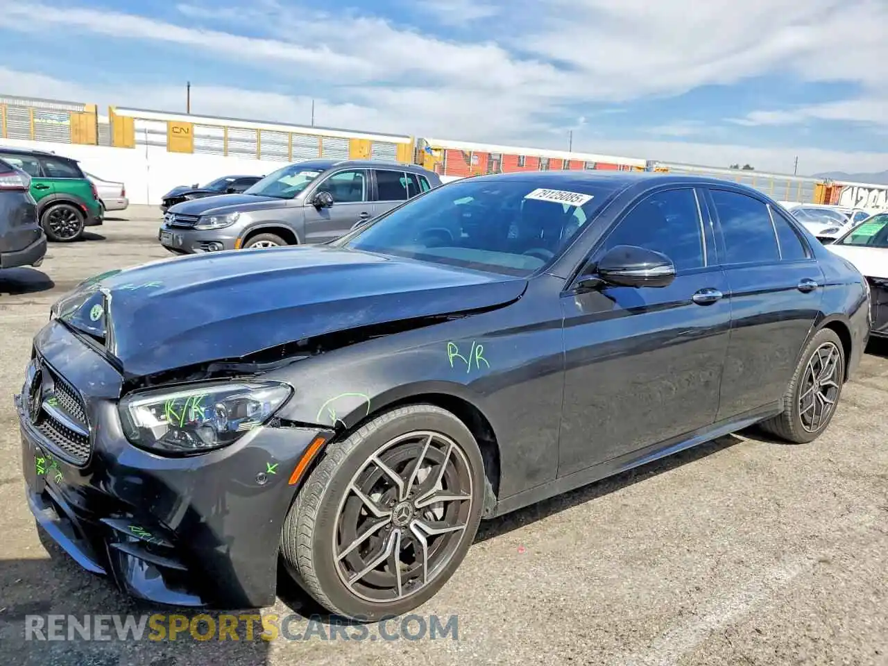 1 Photograph of a damaged car W1KZF5KB8NB038174 MERCEDES-BENZ E-CLASS 2022