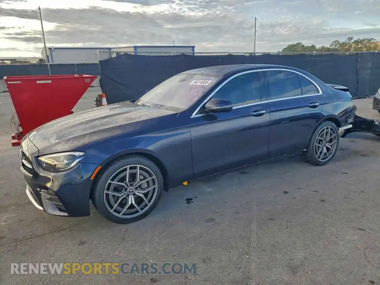 1 Photograph of a damaged car W1KZF8DB1NB076800 MERCEDES-BENZ E-CLASS 2022