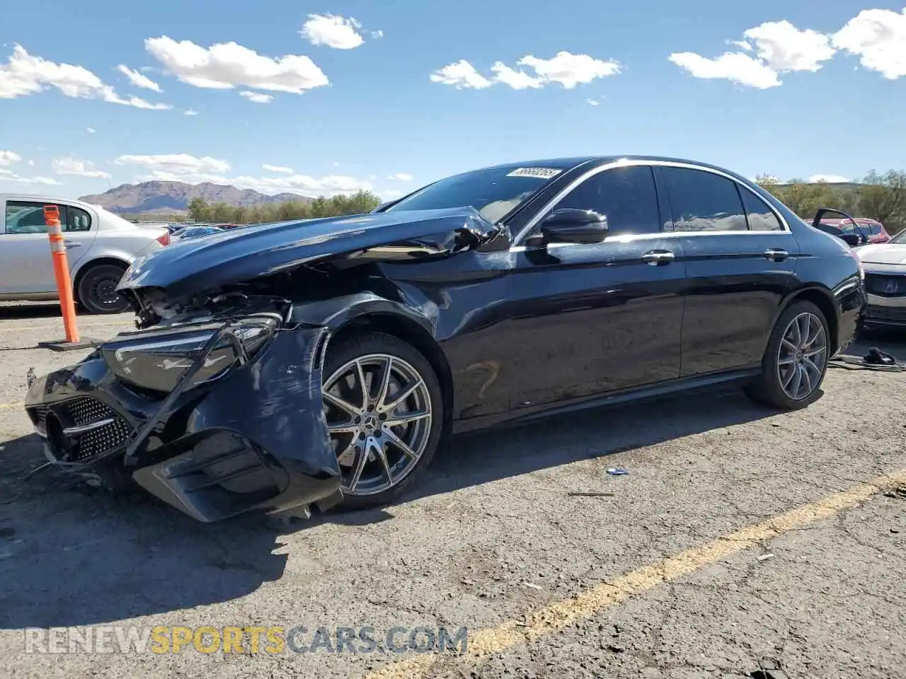 1 Photograph of a damaged car W1KZF8DB2NB095839 MERCEDES-BENZ E-CLASS 2022
