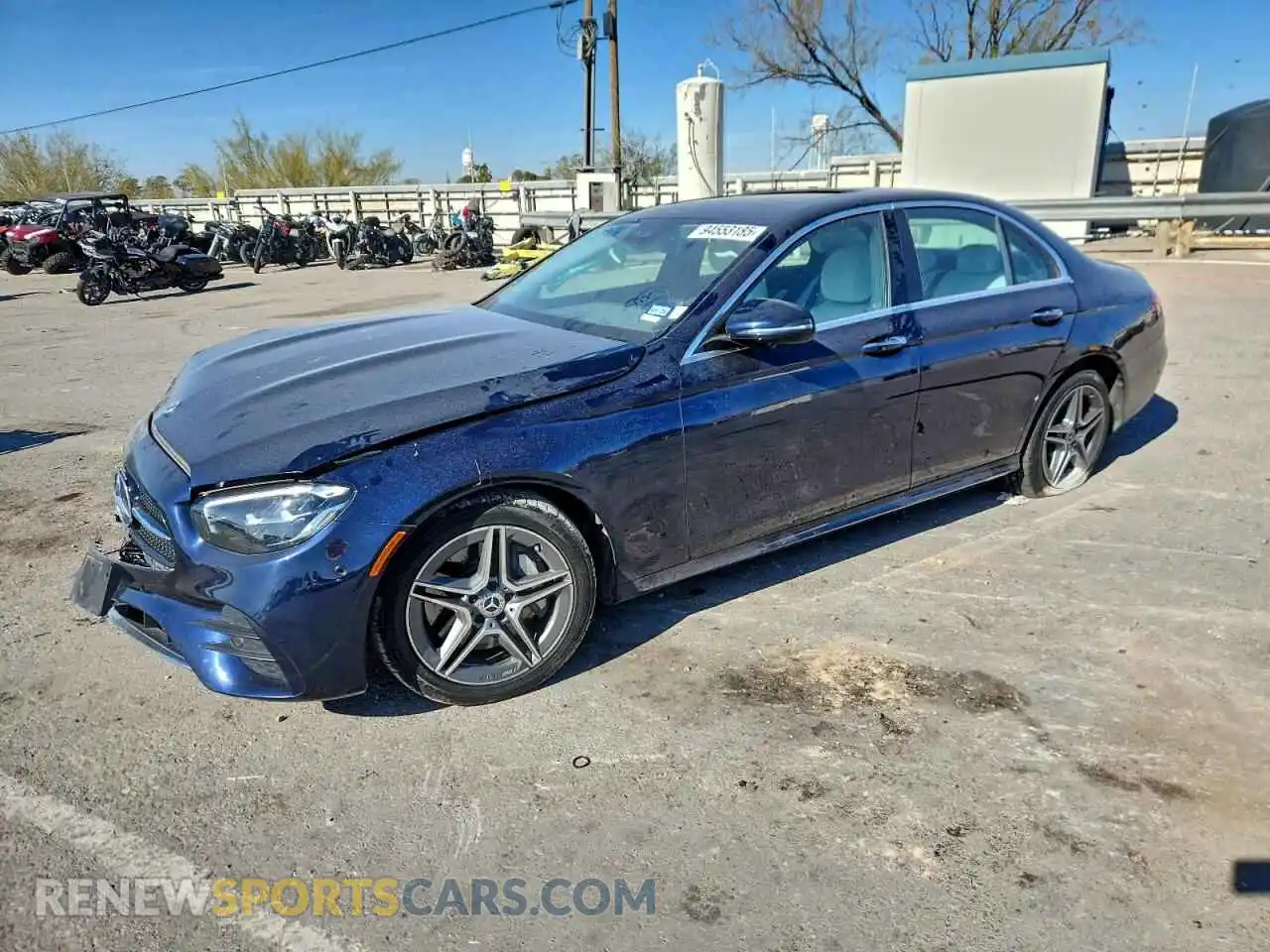 1 Photograph of a damaged car W1KZF8DB6NB053951 MERCEDES-BENZ E-CLASS 2022