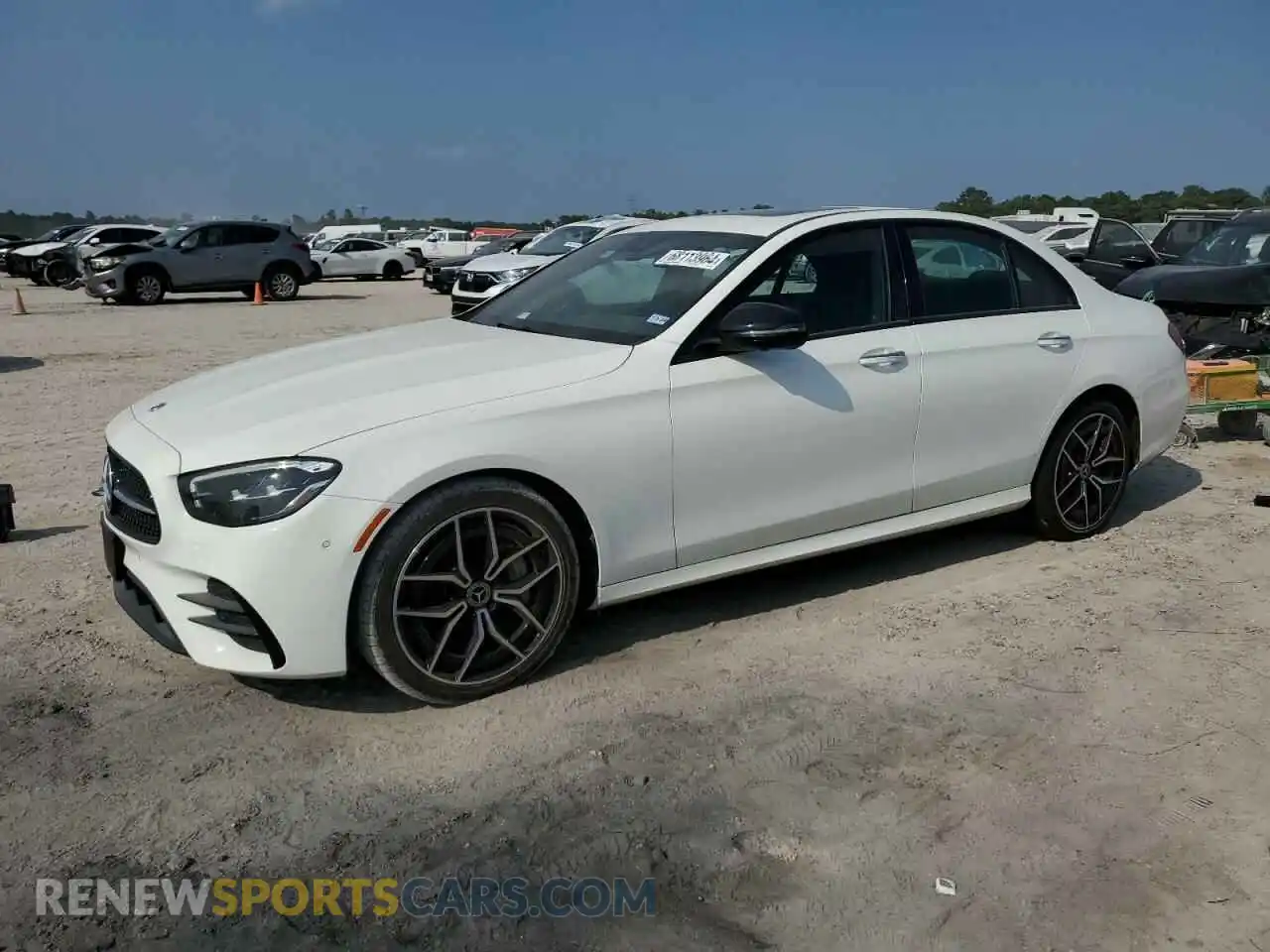 1 Photograph of a damaged car W1KZF8DB6NB091678 MERCEDES-BENZ E-CLASS 2022