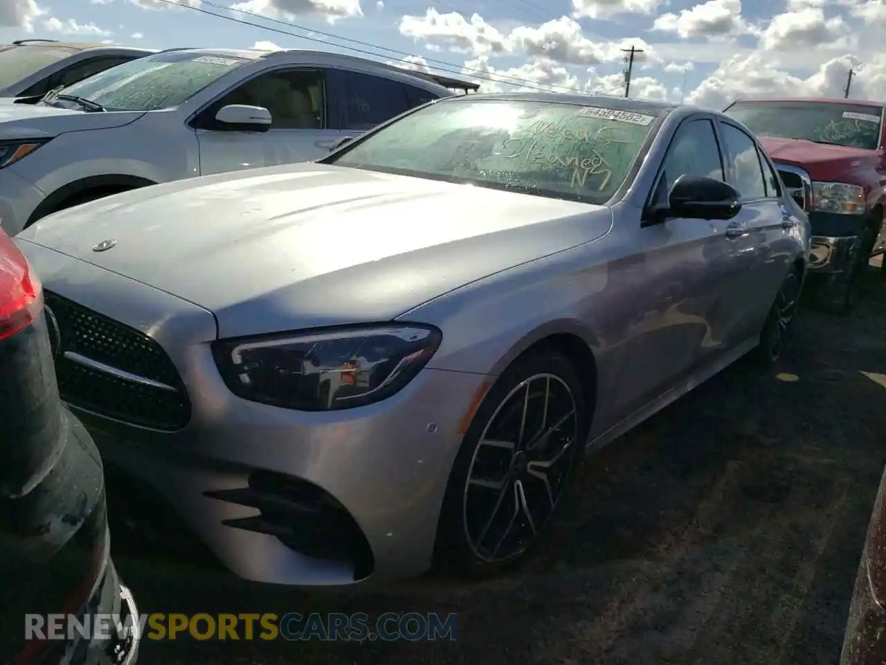 2 Photograph of a damaged car W1KZF8DB7NB091348 MERCEDES-BENZ E-CLASS 2022