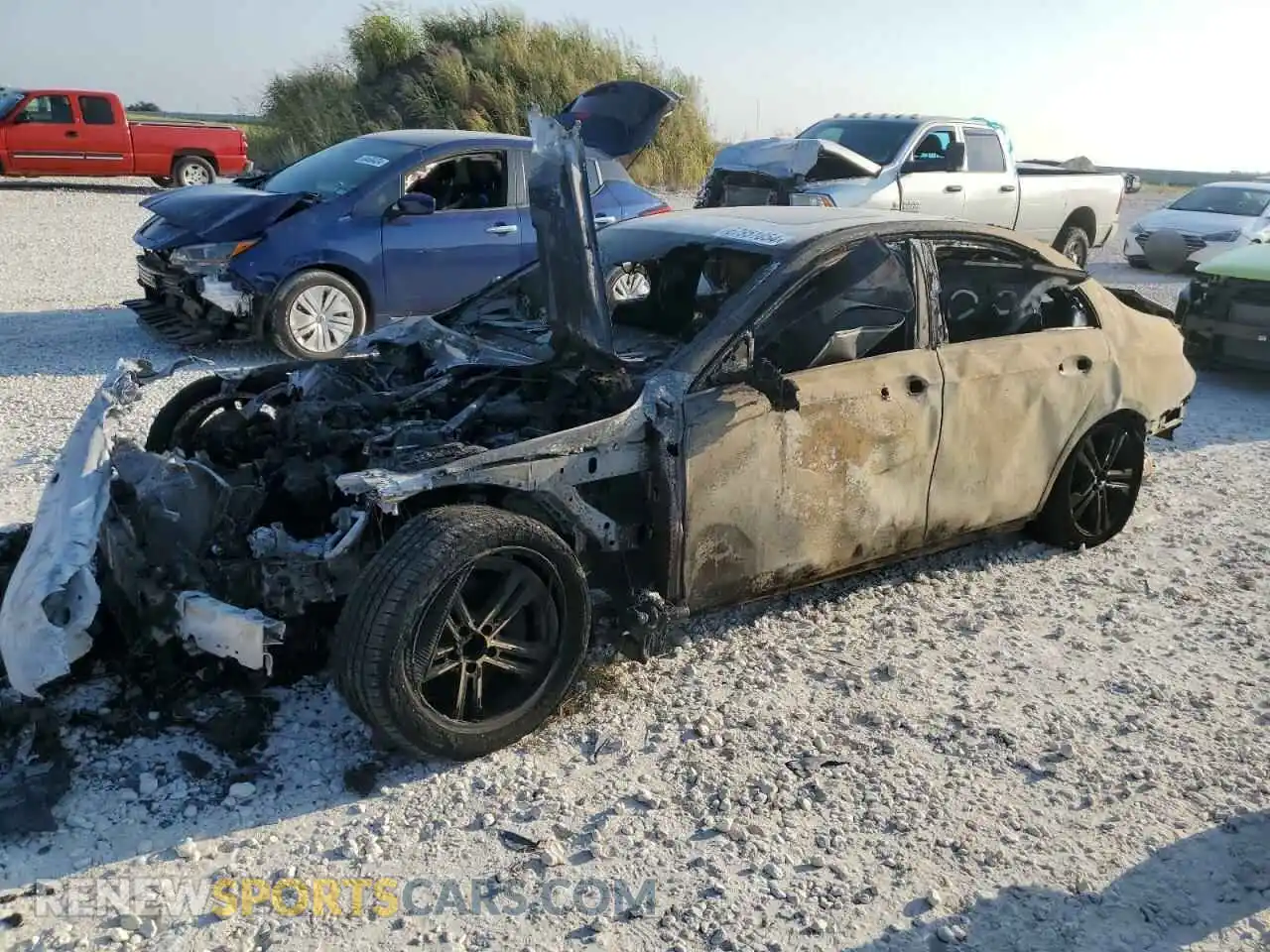 1 Photograph of a damaged car W1KZF8DB9NB070551 MERCEDES-BENZ E-CLASS 2022
