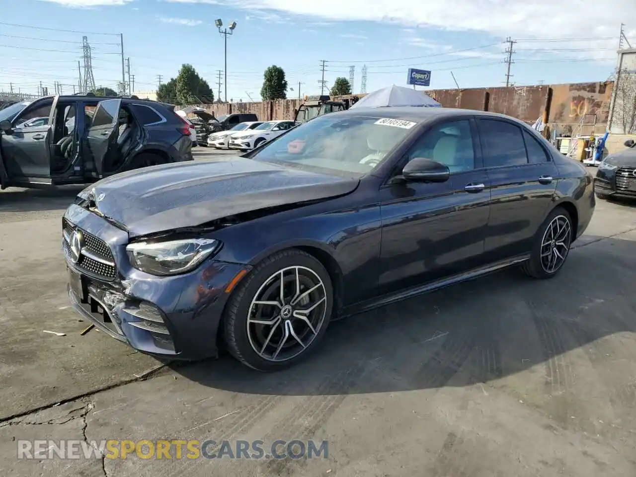 1 Photograph of a damaged car W1KZF8DBXNB097287 MERCEDES-BENZ E-CLASS 2022