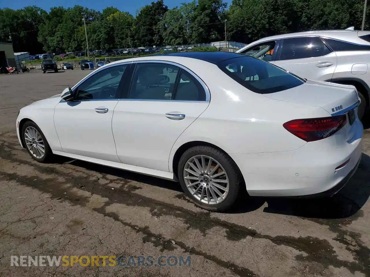 2 Photograph of a damaged car W1KZF8EB4NB028979 MERCEDES-BENZ E-CLASS 2022