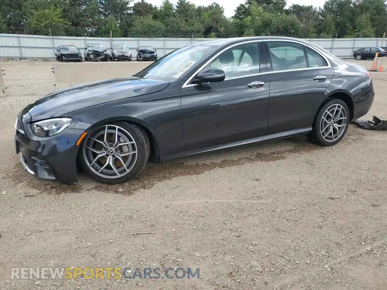 1 Photograph of a damaged car W1KZF8EB9NB073254 MERCEDES-BENZ E-CLASS 2022