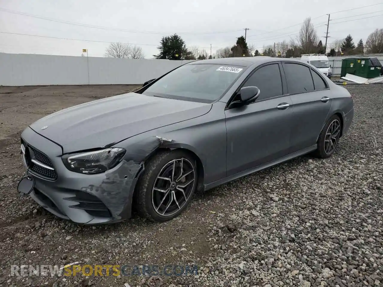 1 Photograph of a damaged car W1KZF8EB8PB106232 MERCEDES-BENZ E-CLASS 2023