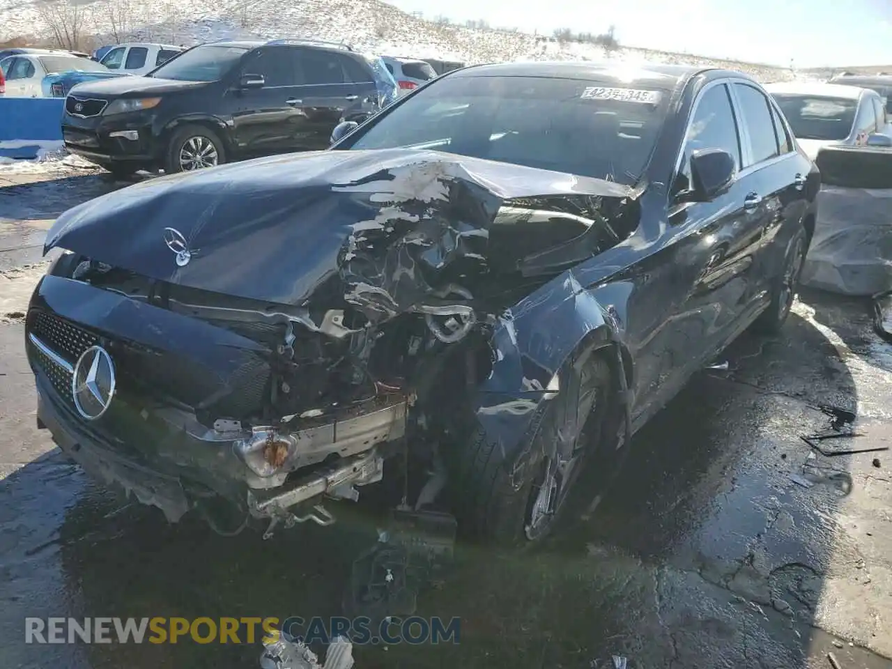 1 Photograph of a damaged car W1KZF8EBXPB189503 MERCEDES-BENZ E-CLASS 2023
