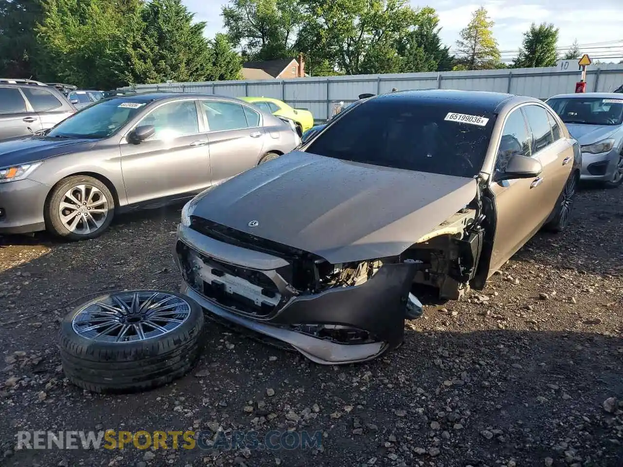 1 Photograph of a damaged car W1KLF4HB7SA096916 MERCEDES-BENZ E-CLASS 2025