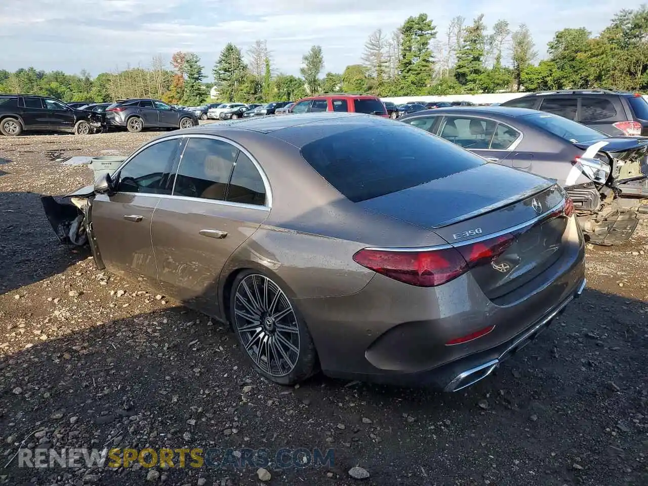2 Photograph of a damaged car W1KLF4HB7SA096916 MERCEDES-BENZ E-CLASS 2025