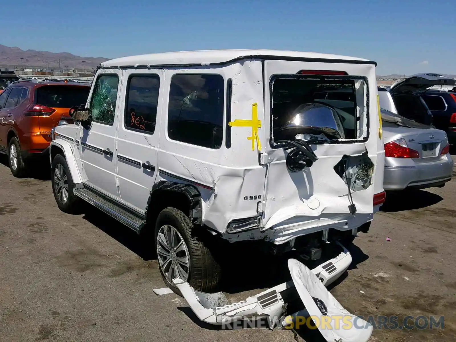 3 Фотография поврежденного автомобиля WDCYC6BJXKX307733 MERCEDES-BENZ G 550 2019
