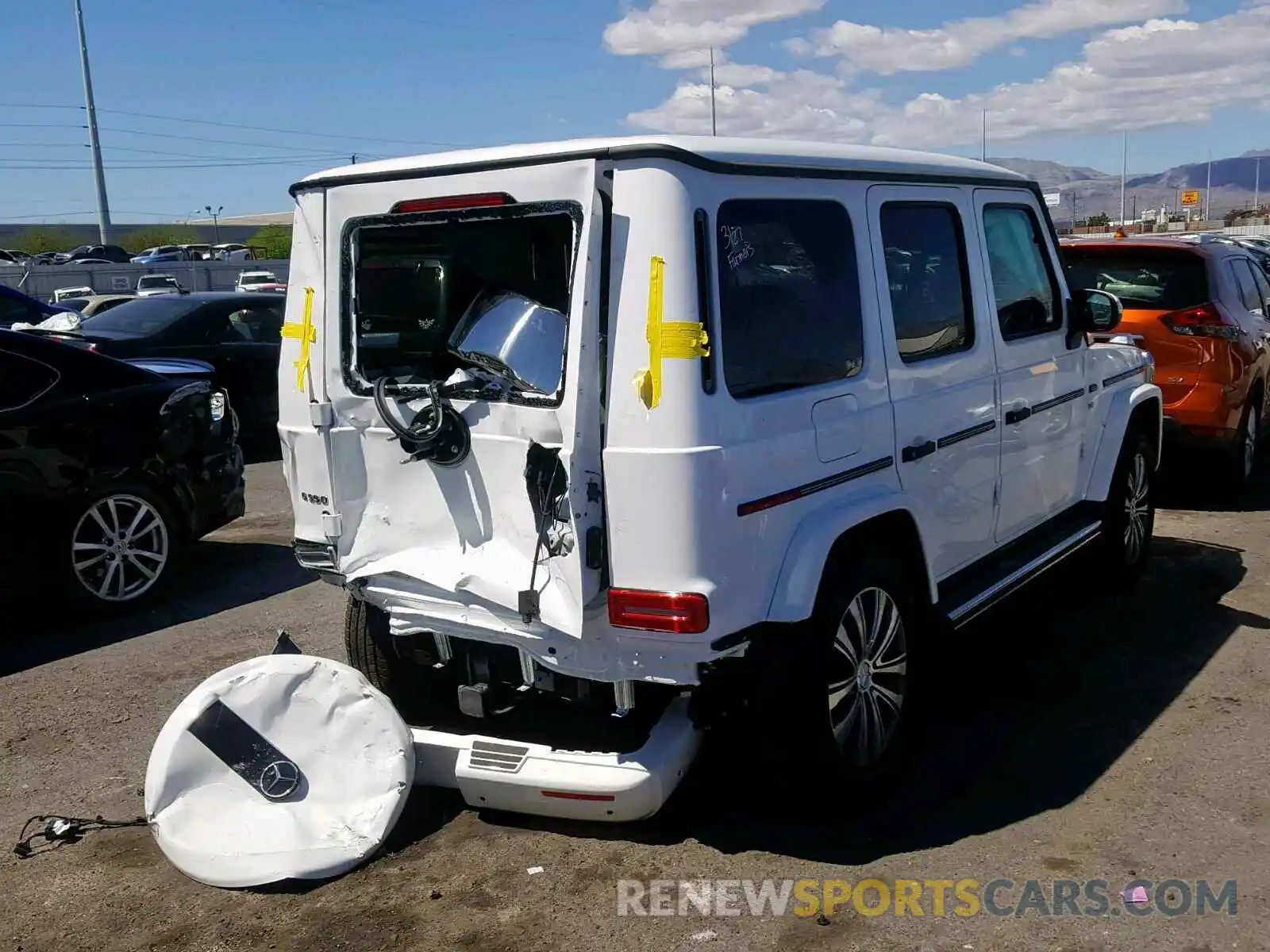 4 Фотография поврежденного автомобиля WDCYC6BJXKX307733 MERCEDES-BENZ G 550 2019