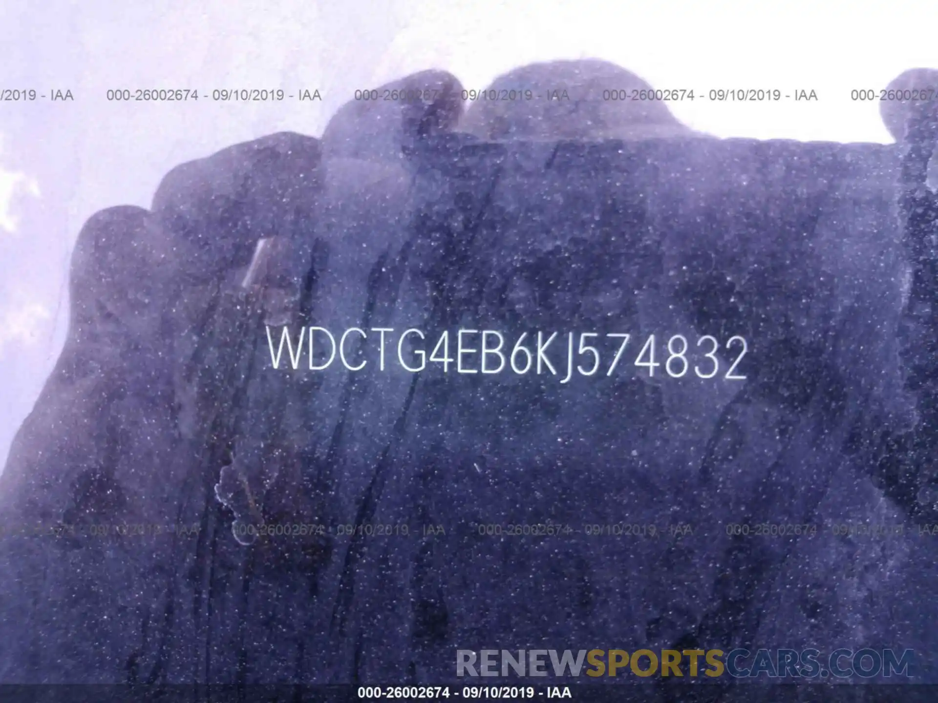 9 Photograph of a damaged car WDCTG4EB6KJ574832 MERCEDES-BENZ GLA 2019