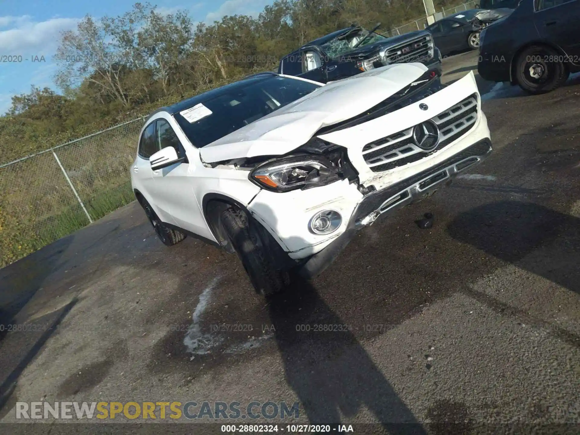 1 Photograph of a damaged car WDCTG4EB2LU024043 MERCEDES-BENZ GLA 2020