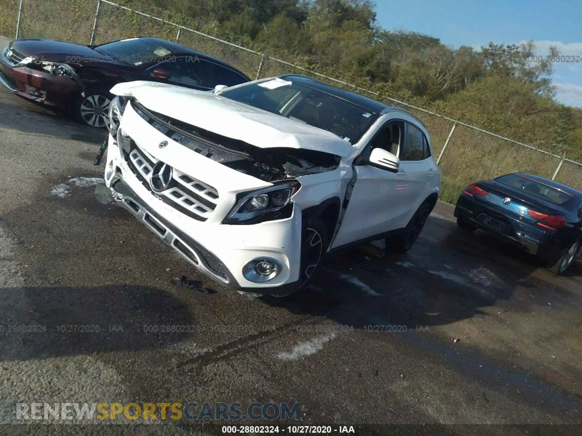 2 Photograph of a damaged car WDCTG4EB2LU024043 MERCEDES-BENZ GLA 2020