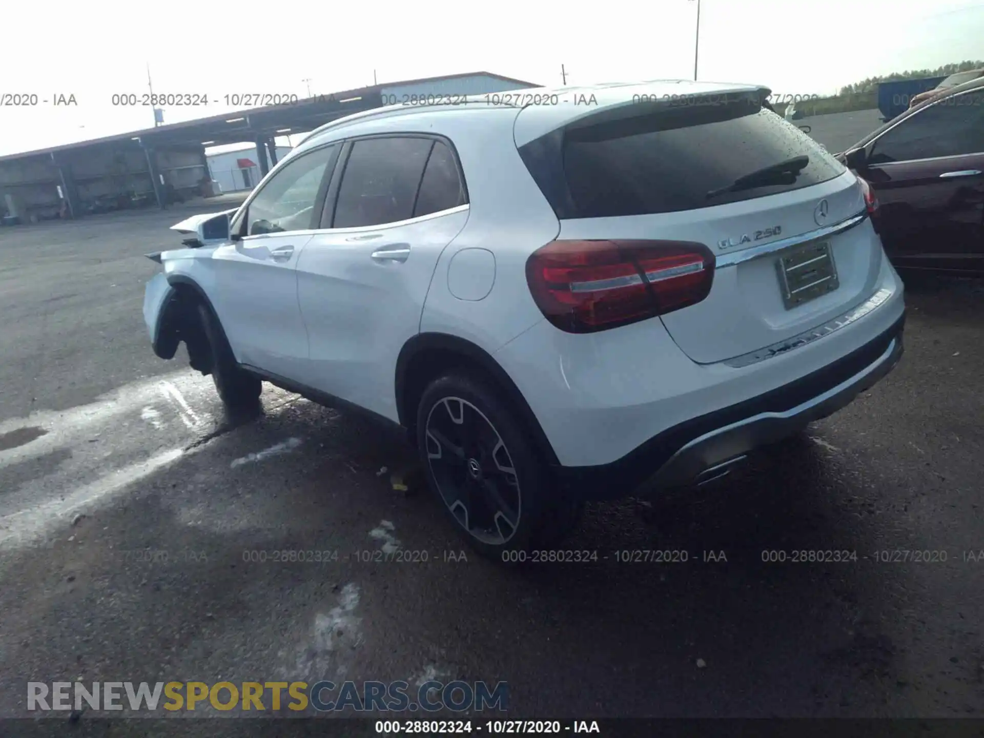 3 Photograph of a damaged car WDCTG4EB2LU024043 MERCEDES-BENZ GLA 2020