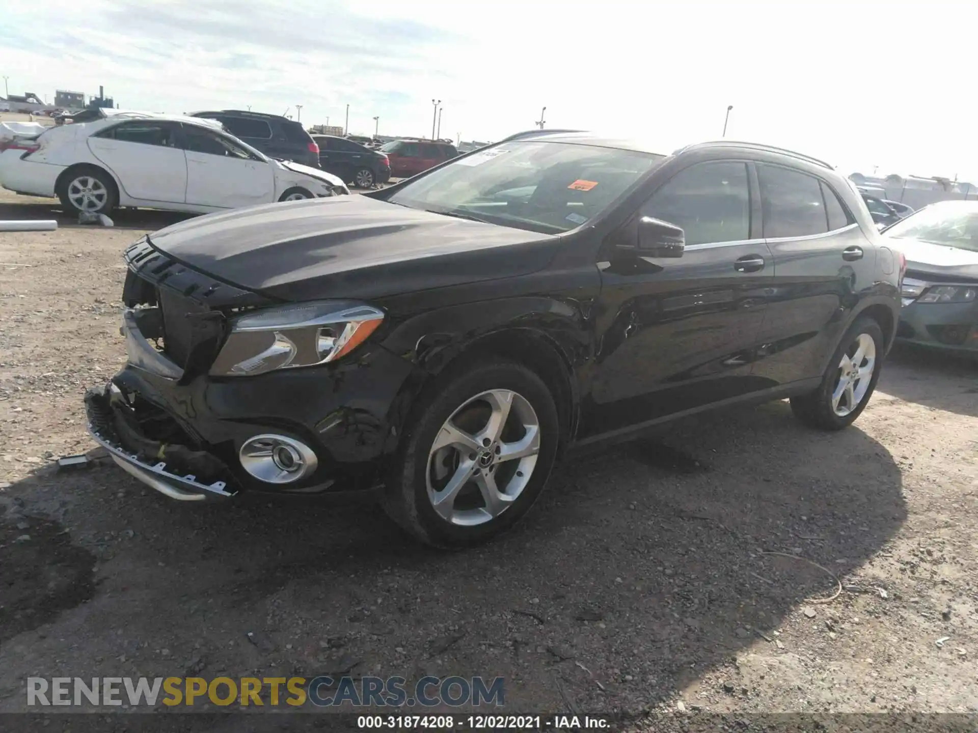 2 Photograph of a damaged car WDCTG4EB3LU024889 MERCEDES-BENZ GLA 2020