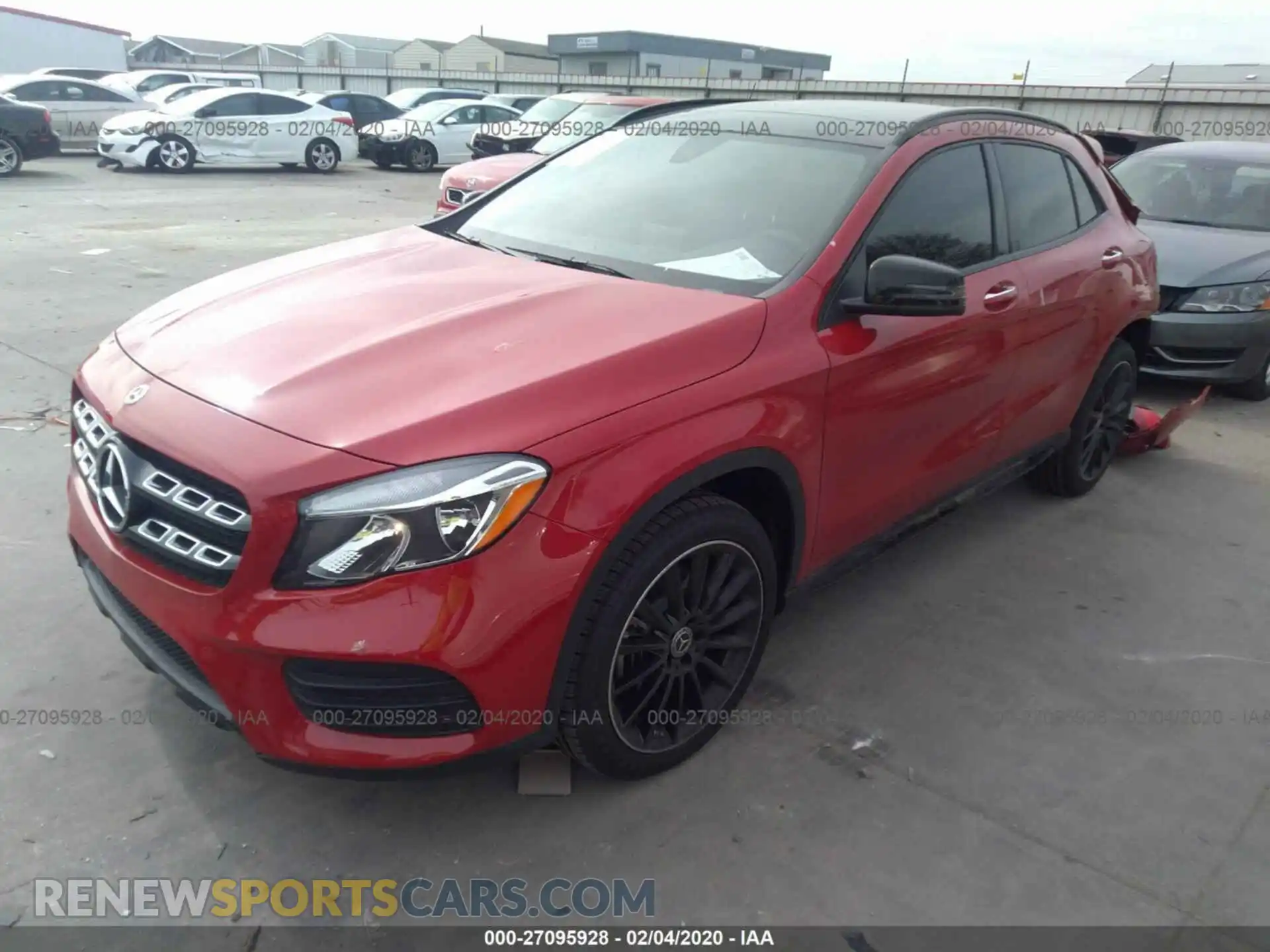 2 Photograph of a damaged car WDCTG4EB4LU026991 MERCEDES-BENZ GLA 2020