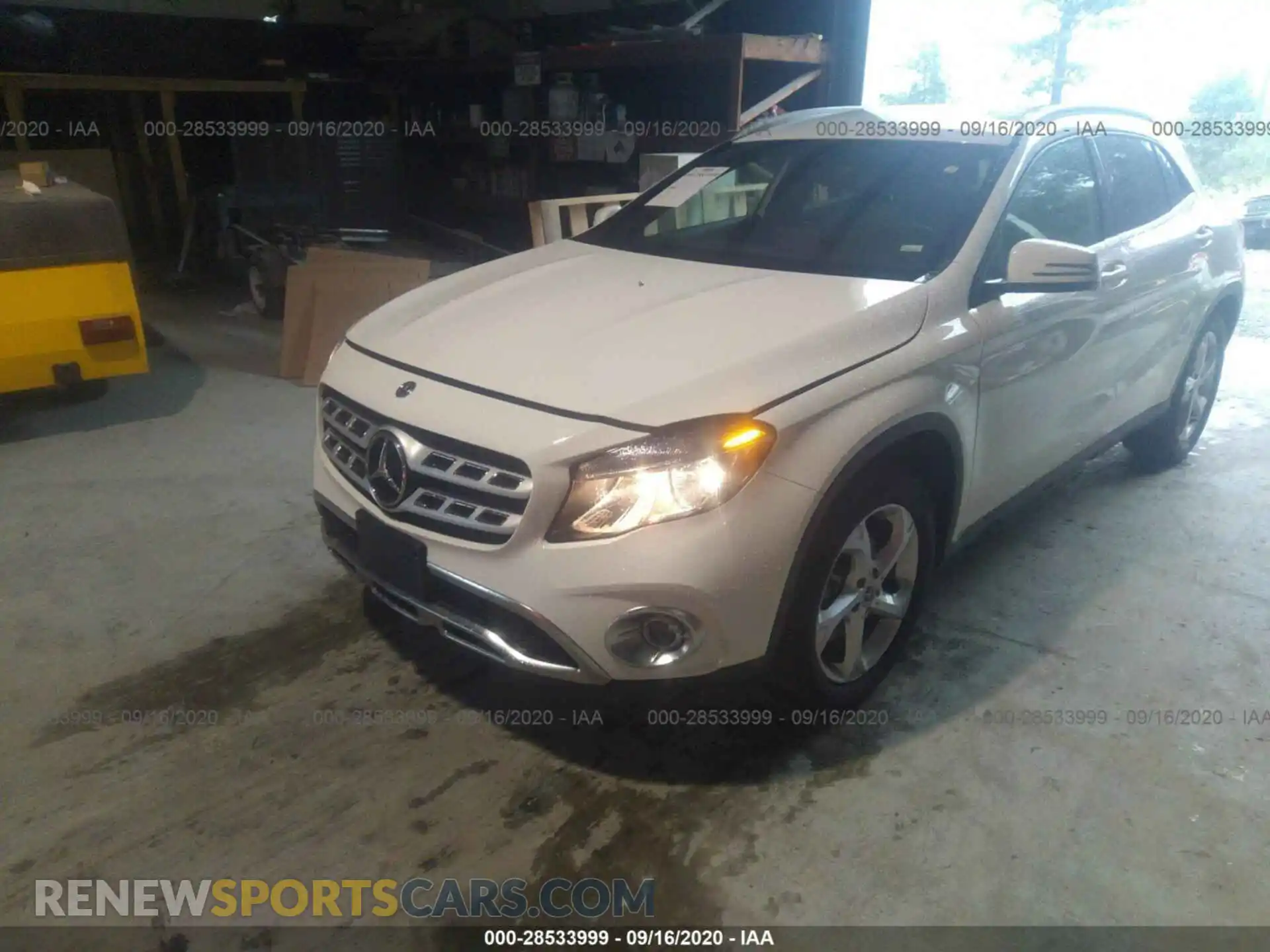 2 Photograph of a damaged car WDCTG4EB9LU025237 MERCEDES-BENZ GLA 2020