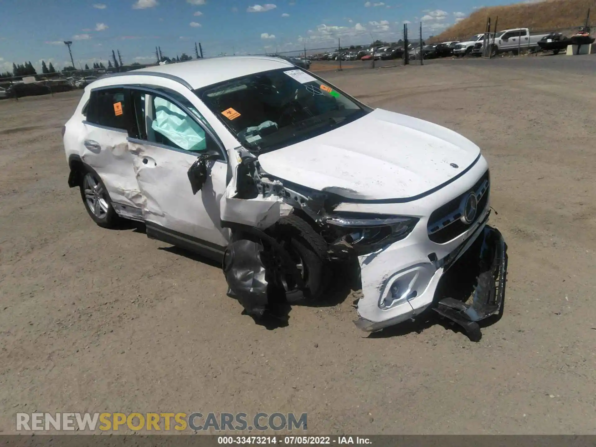 1 Photograph of a damaged car W1N4N4HB1MJ308352 MERCEDES-BENZ GLA 2021