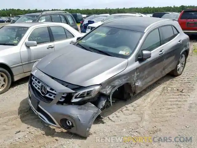 2 Photograph of a damaged car WDCTG4GB3KJ609971 MERCEDES-BENZ GLA 250 4M 2019
