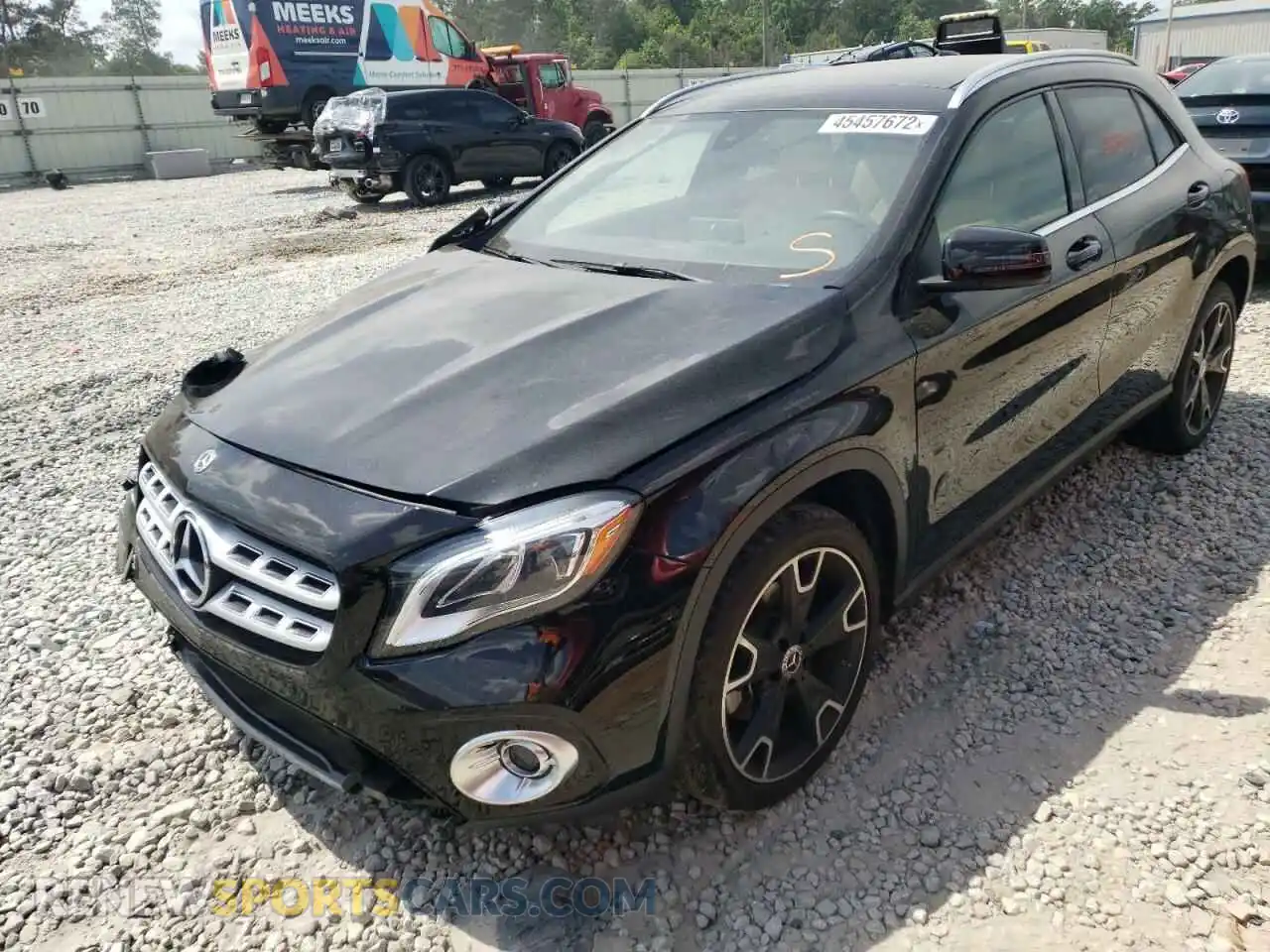 2 Photograph of a damaged car WDCTG4EB2KU001327 MERCEDES-BENZ GLA-CLASS 2019