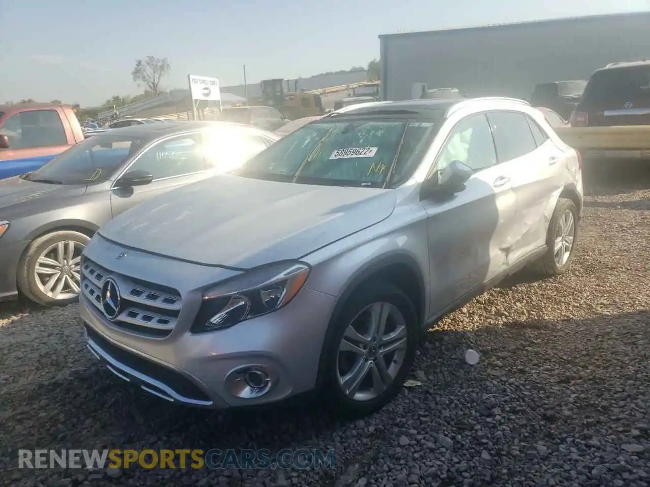 2 Photograph of a damaged car WDCTG4EB2KU015258 MERCEDES-BENZ GLA-CLASS 2019