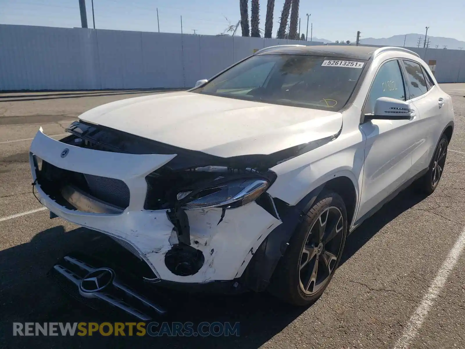 2 Photograph of a damaged car WDCTG4EB4KU012930 MERCEDES-BENZ GLA-CLASS 2019