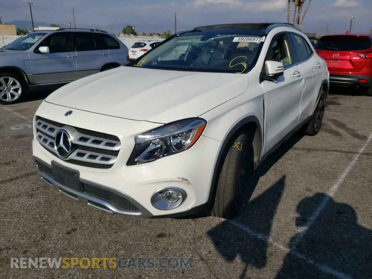 2 Photograph of a damaged car WDCTG4EB5KU009714 MERCEDES-BENZ GLA-CLASS 2019