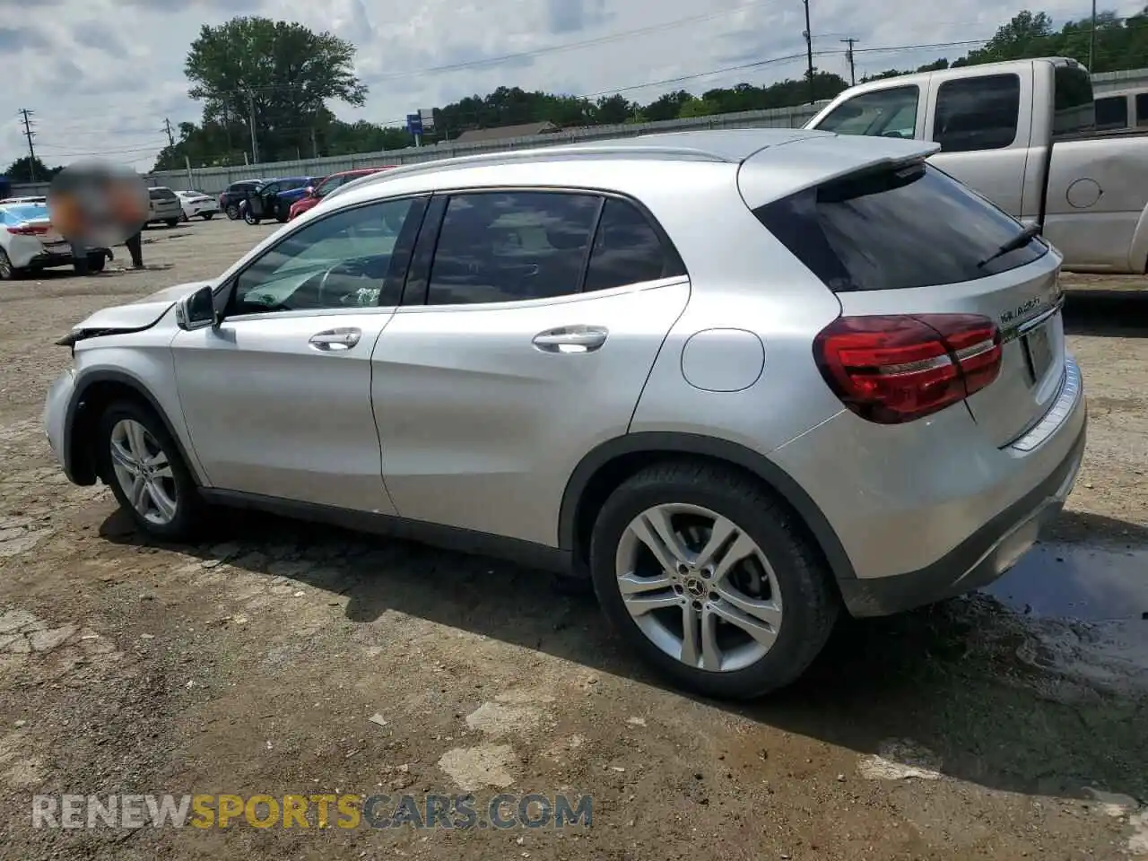 2 fotografías del automóvil dañado WDCTG4EB8KU002241 MERCEDES-BENZ GLA-CLASS 2019