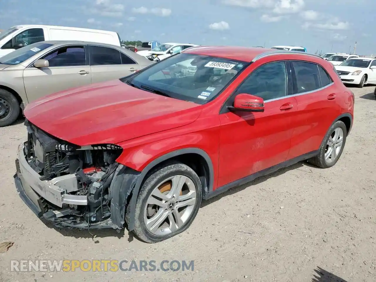 1 Photograph of a damaged car WDCTG4EB1LU024177 MERCEDES-BENZ GLA-CLASS 2020