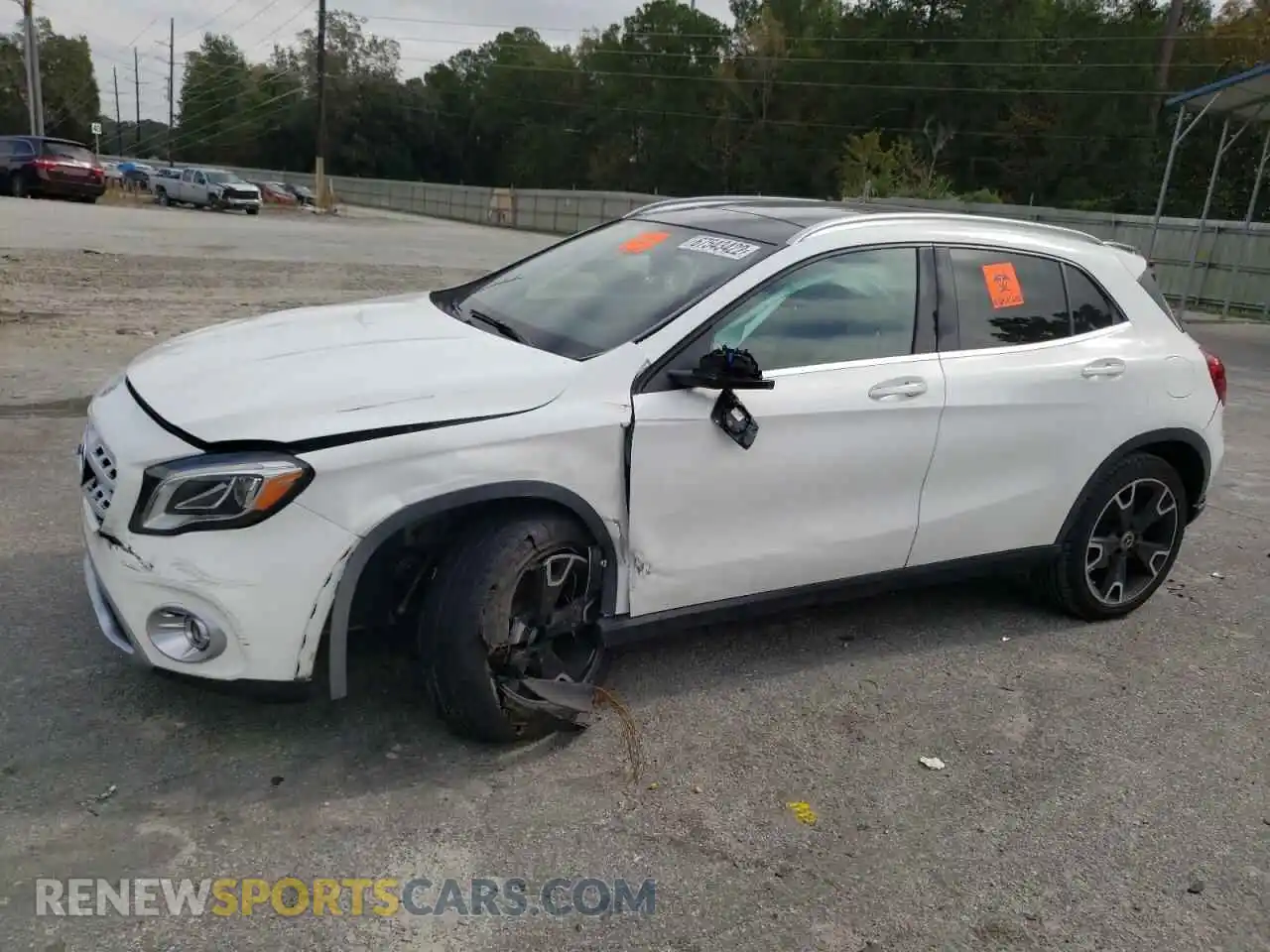 1 Photograph of a damaged car WDCTG4EB1LU025104 MERCEDES-BENZ GLA-CLASS 2020