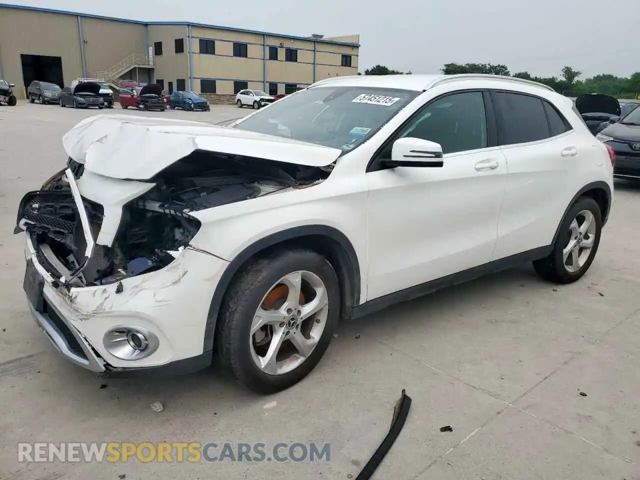 1 Photograph of a damaged car WDCTG4EB1LU026544 MERCEDES-BENZ GLA-CLASS 2020