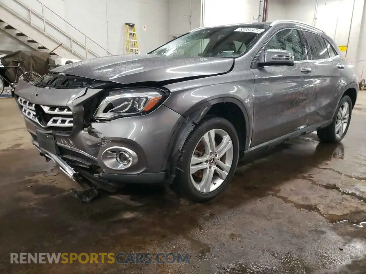 1 Photograph of a damaged car WDCTG4GB0LJ672849 MERCEDES-BENZ GLA-CLASS 2020