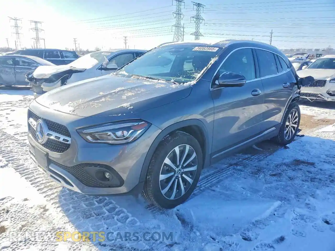 1 Photograph of a damaged car W1N4N4HB2MJ246122 MERCEDES-BENZ GLA-CLASS 2021