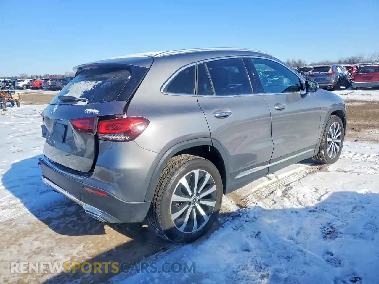 3 Photograph of a damaged car W1N4N4HB2MJ246122 MERCEDES-BENZ GLA-CLASS 2021