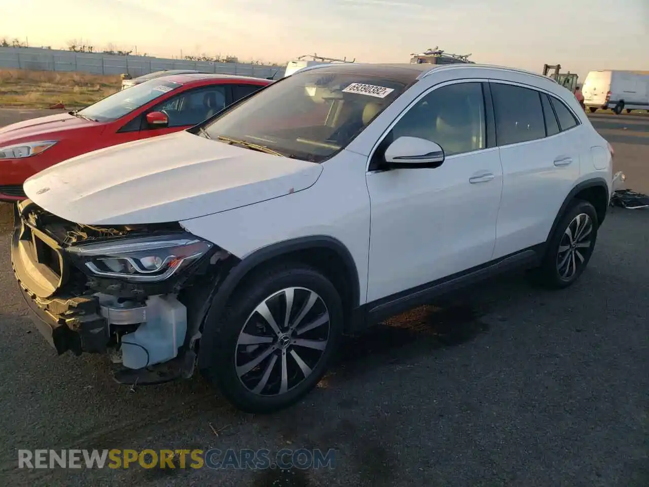 1 Photograph of a damaged car W1N4N4HB2MJ282974 MERCEDES-BENZ GLA-CLASS 2021