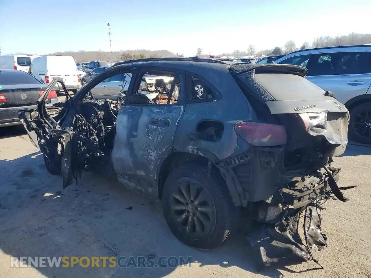2 Photograph of a damaged car W1N4N4HB4MJ224672 MERCEDES-BENZ GLA-CLASS 2021