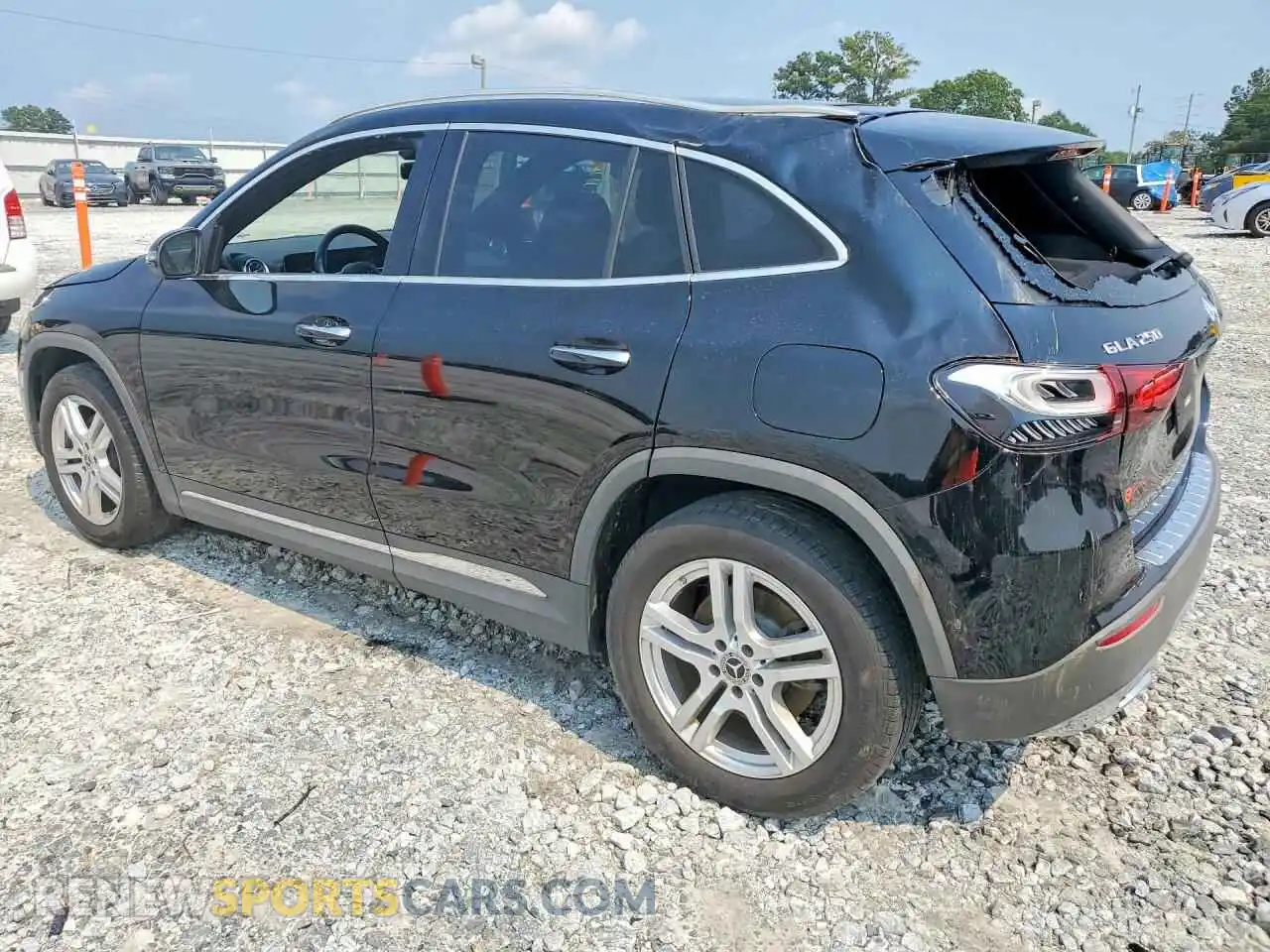 2 Photograph of a damaged car W1N4N4HB6MJ164071 MERCEDES-BENZ GLA-CLASS 2021