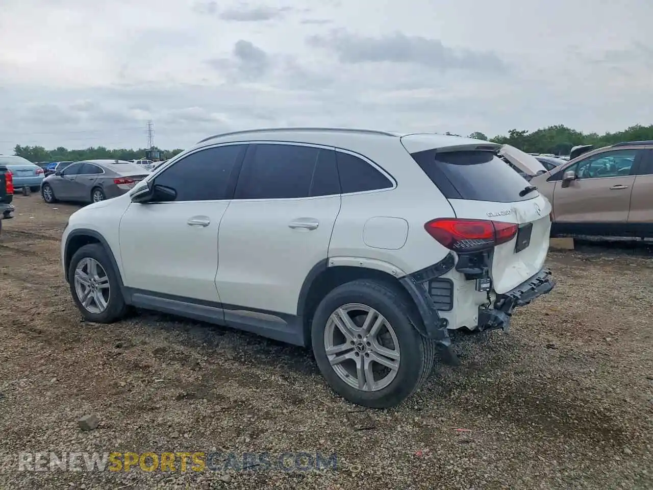 2 Photograph of a damaged car W1N4N4HB7MJ306380 MERCEDES-BENZ GLA-CLASS 2021