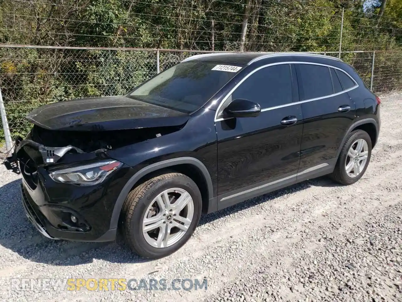 1 fotografías del automóvil dañado W1N4N4HB9MJ159088 MERCEDES-BENZ GLA-CLASS 2021