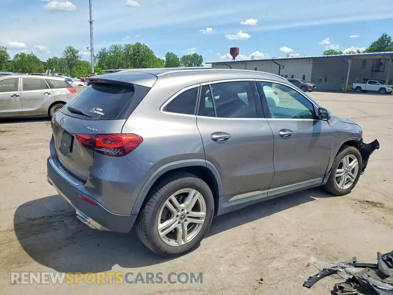 3 Фотография поврежденного автомобиля W1N4N4HB9MJ209066 MERCEDES-BENZ GLA-CLASS 2021