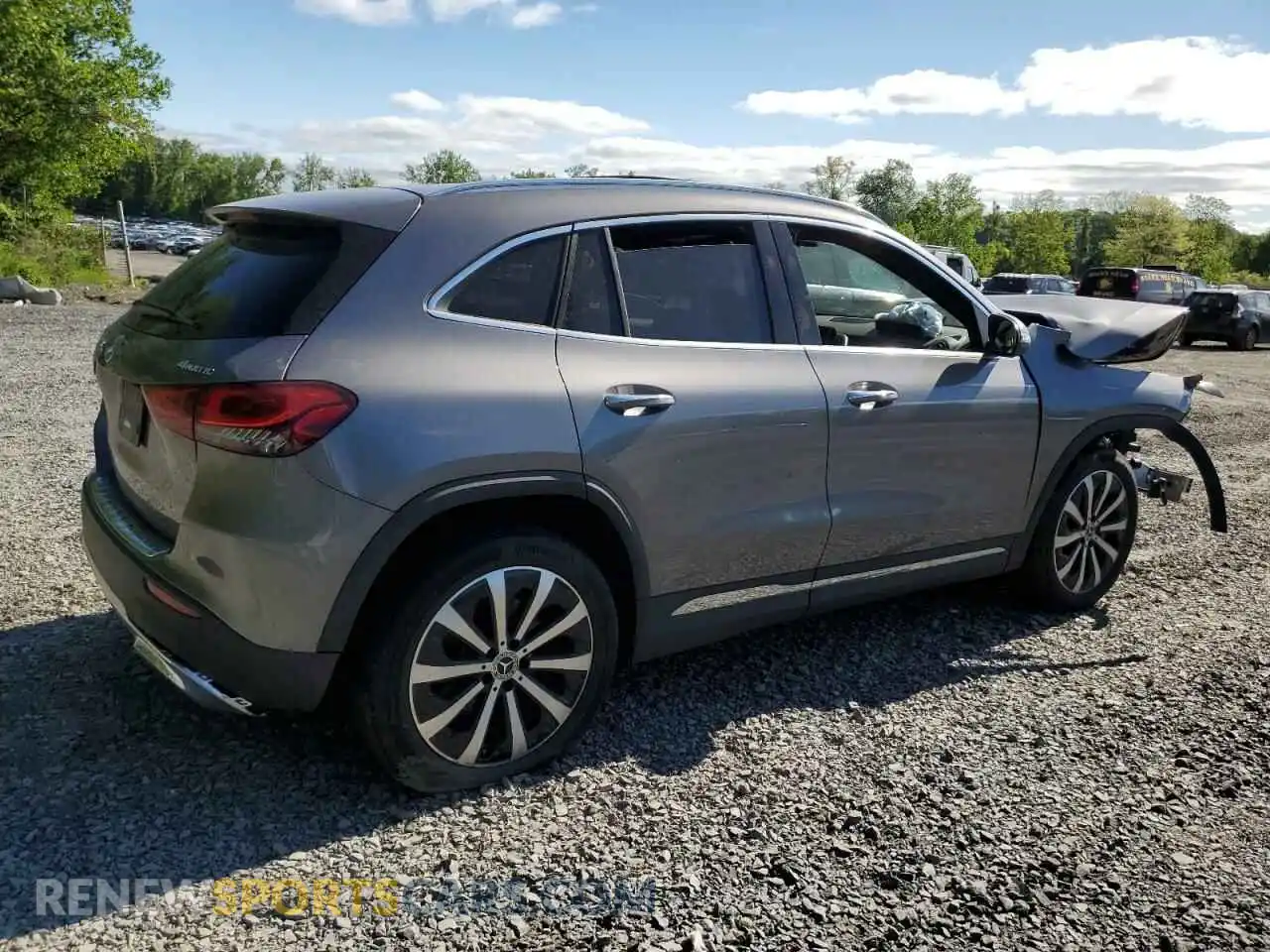 3 Photograph of a damaged car W1N4N4HB9MJ283426 MERCEDES-BENZ GLA-CLASS 2021