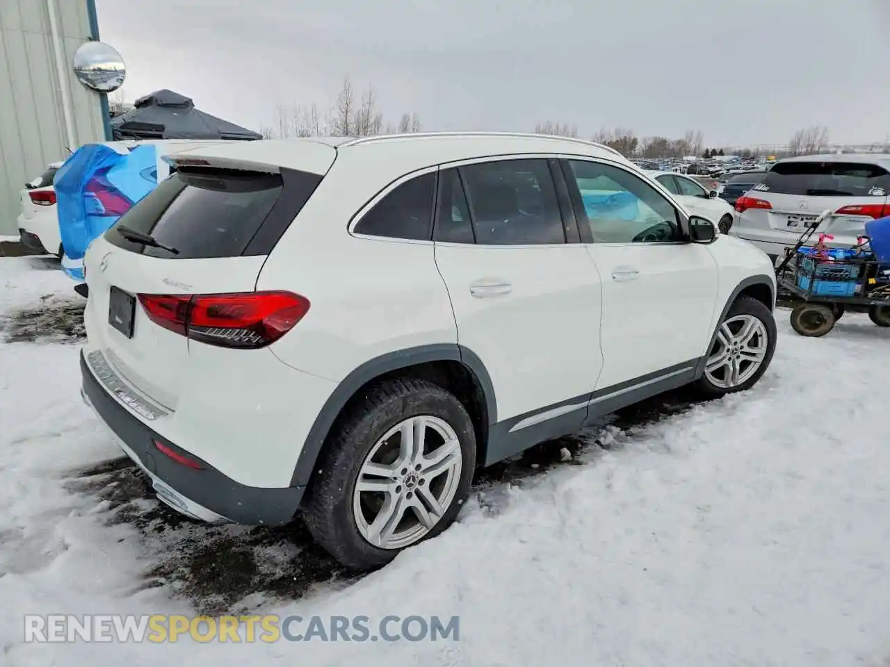 3 Photograph of a damaged car W1N4N4HBXMJ185022 MERCEDES-BENZ GLA-CLASS 2021